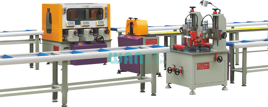 Thermal break aluminum profile assembly machine(two steps)